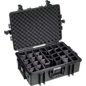 B&W Type 6500 juodas polipropileninis portfelis