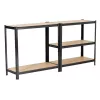 Extralink metalinė lentyna 180x90x40 juoda