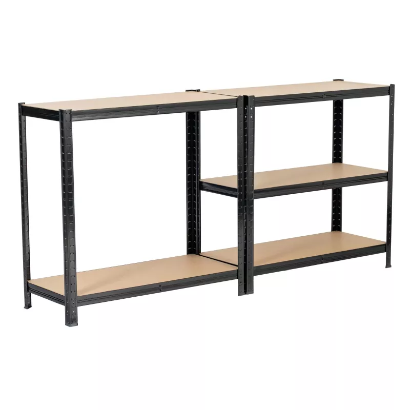 Extralink metalinė lentyna 180x90x40 juoda