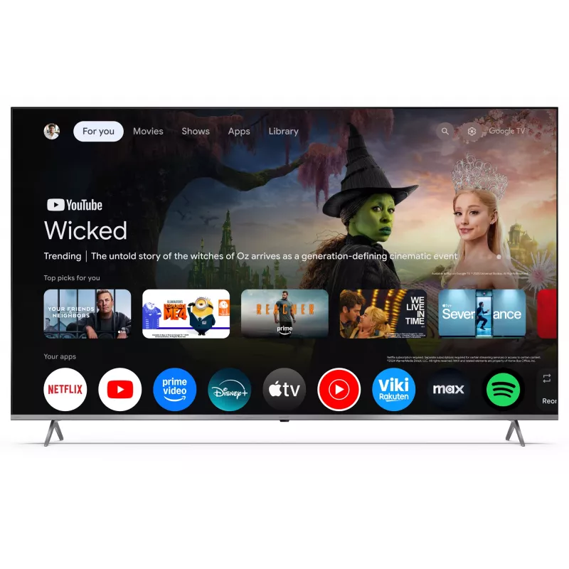 Sharp 4K QLED televizorius | 75JP7265E | 75 col. | Smart TV | Google TV | UHD