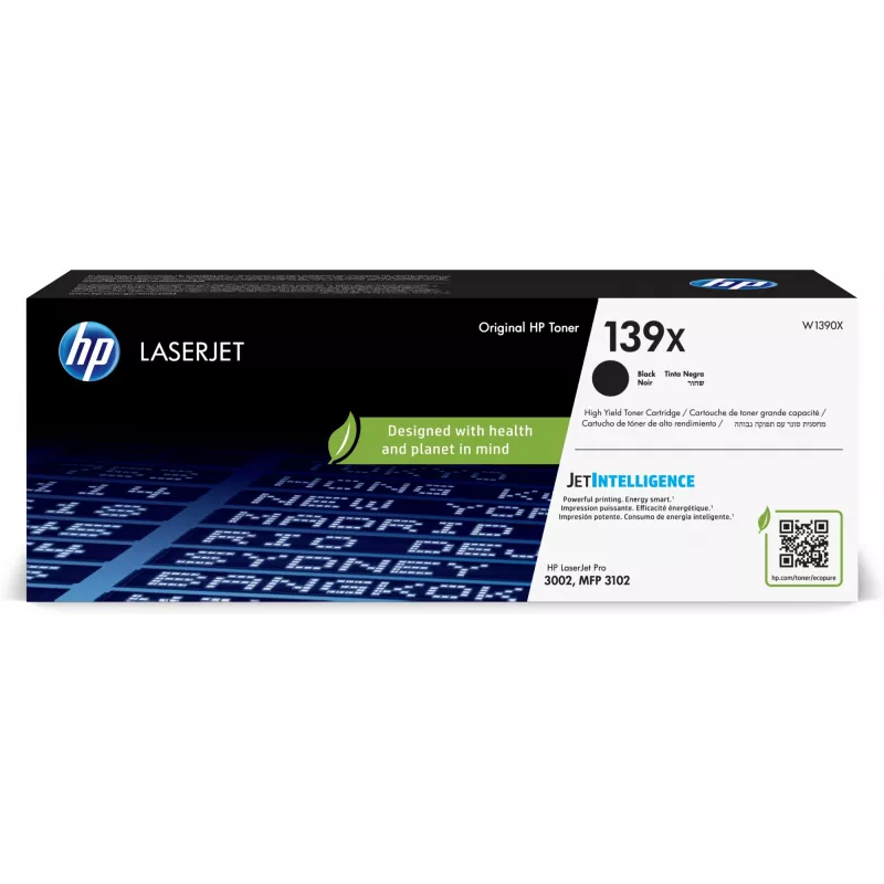 HP LaserJet 139X didelės išeigos tonerio kasetė, juoda, 10 000 puslapių