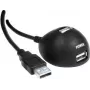 USB 2.0 prailginimo laidas stalui, 1,5 m, idealiai tinka USB atmintukams ir kitiems įrenginiams (17000161)
