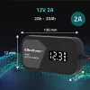 Baterijų įkroviklis QOLTEC 52492 12V 2A su mikroprocesoriniu valdymu ir elementų regeneracija