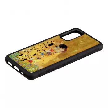 Apsauginis dėklas iKins Samsung Galaxy S20, juodas, plonas TPU dangtelis