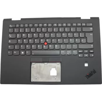Lenovo nešiojamojo kompiuterio C-dangtis su klaviatūros kabeliu (BK, Vokietijos išdėstymas)