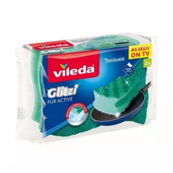 Profiliuota kempinė su grandikliu Vileda Pur Active 2 vnt.