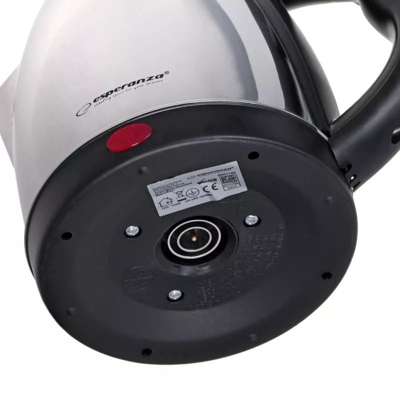 Elektrinis virdulys ESPERANZA 1,0 L nerūdijantis plienas ir plastikas, 1350 W, be laido, automatinis išsijungimas
