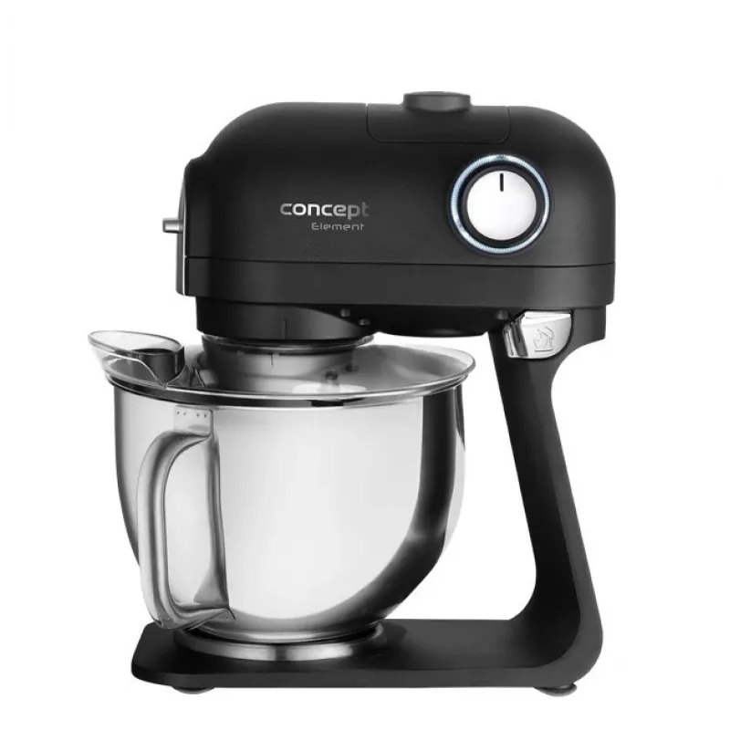 Planetarinė maišyklė Concept RM8000 - 1200 W virtuvės mašina, juoda