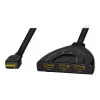 LogiLink vaizdo/garso skirstytuvas/jungiklis - 3 x HDMI - stalinis