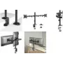 Logilink BP0172 stovo laikiklis dviems monitoriams, juodas