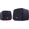 Garsiakalbiai PC DEFENDER J3 2.0 6W LED USB, 2×3W RMS, 90–20000 Hz, 3.5 mm, juodi