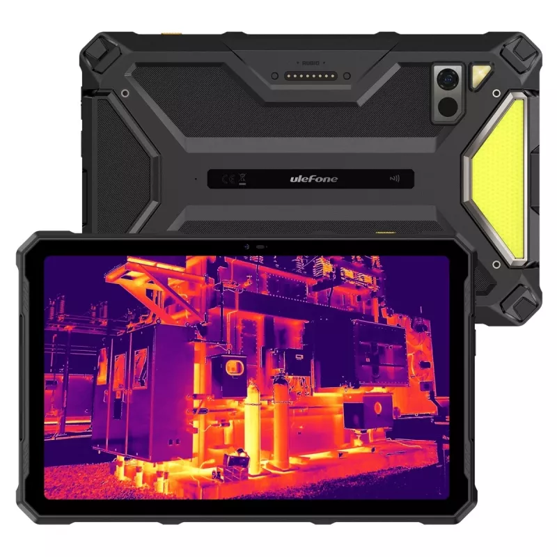 Ulefone Armor Pad 4 Ultra Thermal 5G atspari planšetė, 8 GB/256 GB, juoda
