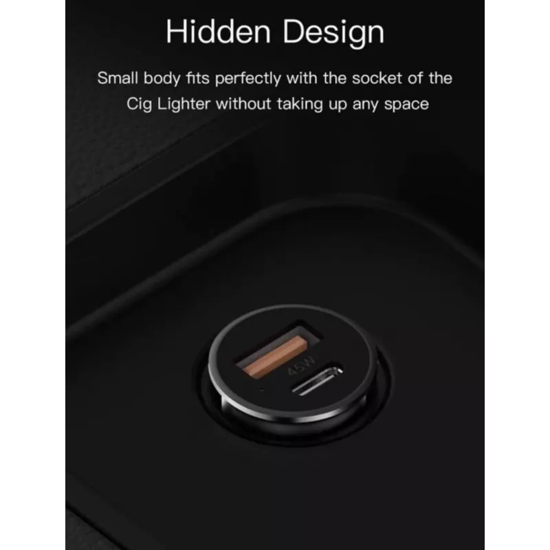 Automobilinis kroviklis Orsen C8 45W – 45W USB-C PD greitasis krovimas, juodas