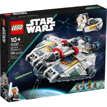 LEGO Star Wars žaidimų rinkinys 75357 — Dvasia ir Fantomas II, 1394 detalės, 4 minifigūrėlės, nuo 10 metų