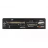 DeLOCK 91708 kortelių skaitytuvas USB 2.0 vidinis juodas pilkas CF SD MicroSD