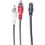 Audio kabelis ShiverPeaks BS30852 1,5 m 3,5 mm 2xRCA juodas