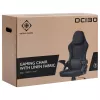 Deltaco DC130 Gaminė kėdė Soft Woven Mesh juoda (GAM-180)