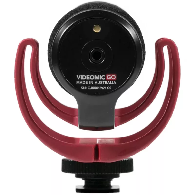 Mikrofonas VideoMic GO, juoda/raudona