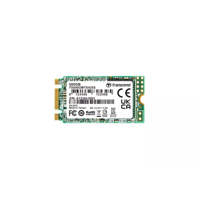 SSD diskas Transcend 500 GB M.2 Serial ATA III TS500GMTS425S