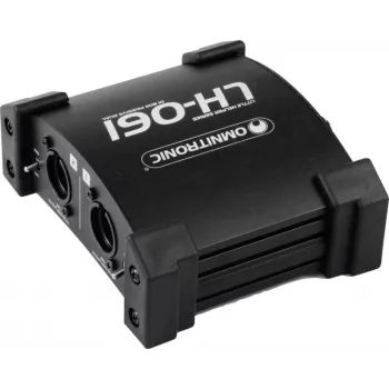 Pasyvi DI dėžė Omnitronic LH-061 PRO — 2 kanalų tiesioginė dėžė subalansuotiems išėjimams