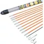 Vielų traukimo rinkinys c.k tools T5410 – 10 × 1 m strypų su priedais
