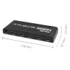 Qoltec 51798 Aktyvus HDMI skirstytuvas 4 x HDMI 4K x 2K | 3,4 Gb/s