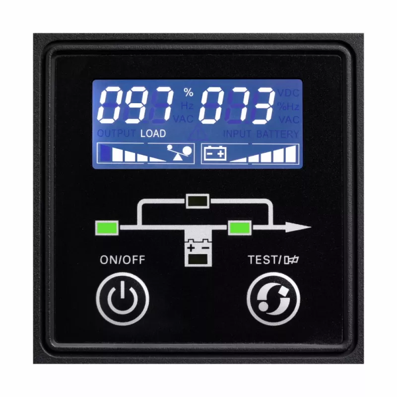 Eaton 9E 2000I nepertraukiamo maitinimo šaltinis (UPS) Dvigubo keitimo (Online) 2 kVA 1600 W 6 AC lizdų