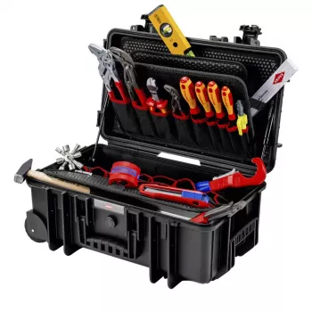 Įrankių rinkinys mechanikams Knipex 00 21 33 S 17 įrankių raudonas geltonas