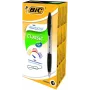 BIC tušinukai ATLANTIS REFRSH 1,0 mm juodi, Dėžutė 12 vnt. 136717
