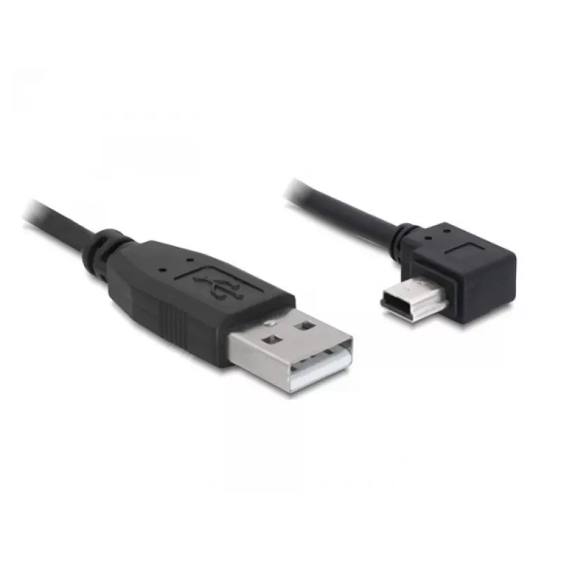 USB kabelis DeLOCK 82684 USB 2.0 5m USB A Mini-USB B juodas