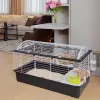 Narvas triušiams ir jūrų kiaulytėms FERPLAST Casita 100, metalas/plastikas, 960×570×560 mm, taupe/balta