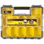 Dėžutė smulkioms detalėms ir įrankiams Stanley 1-97-519 juoda, permatoma, geltona