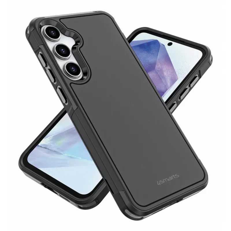 4smarts Samsung Galaxy A55 (6.6 colio) juodas apsauginis dėklas