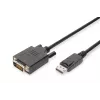 ASM AK-340301-030-S ASSMANN Laidas DisplayPort 1.1a su fiksatoriumi Tipas DP/DVI-D (24+1) Vyriškas/Vyriškas Juodas 3m