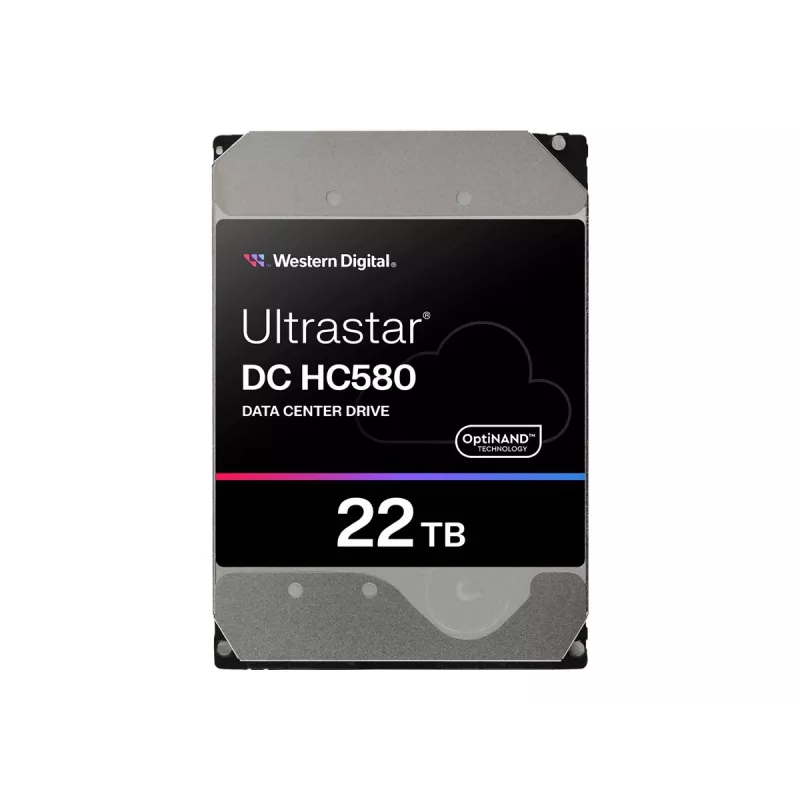 Kietasis diskas Western Digital 22 TB 3,5 colio Serial ATA Ultrastar DC HC580