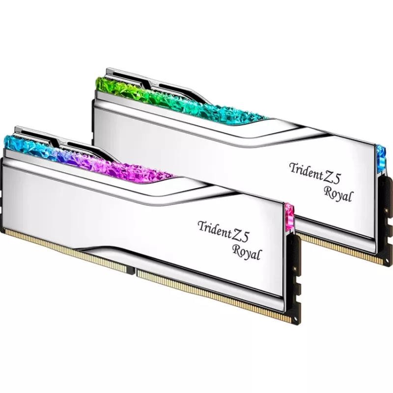 G.Skill Trident Z5 Royal 32 GB (2x16 GB) DDR5-6800 CL34 atminties rinkinys, sidabrinis