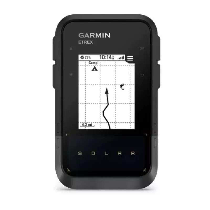 Garmin eTrex Solar – nešiojamas GPS navigatorius su saulės baterija