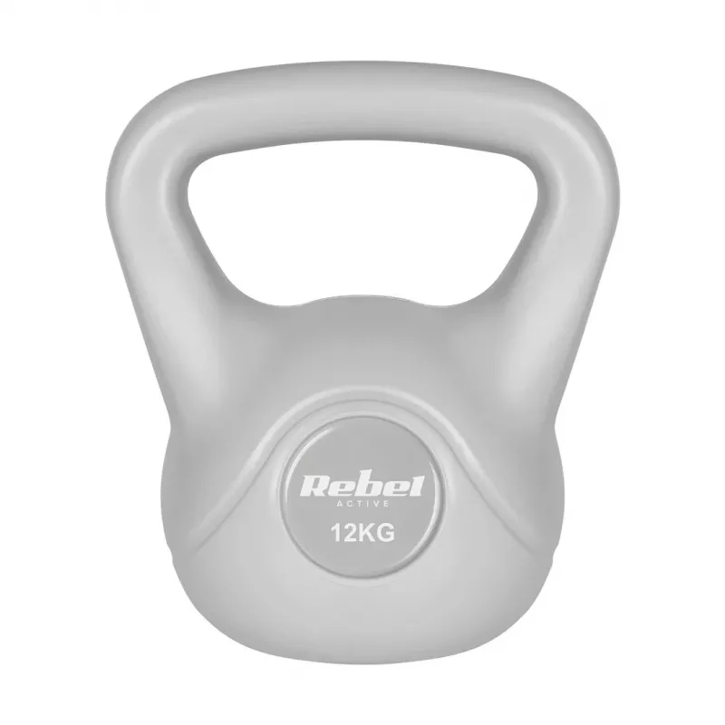 REBEL ACTIVE Kettlebell bituminė pilka 12 kg