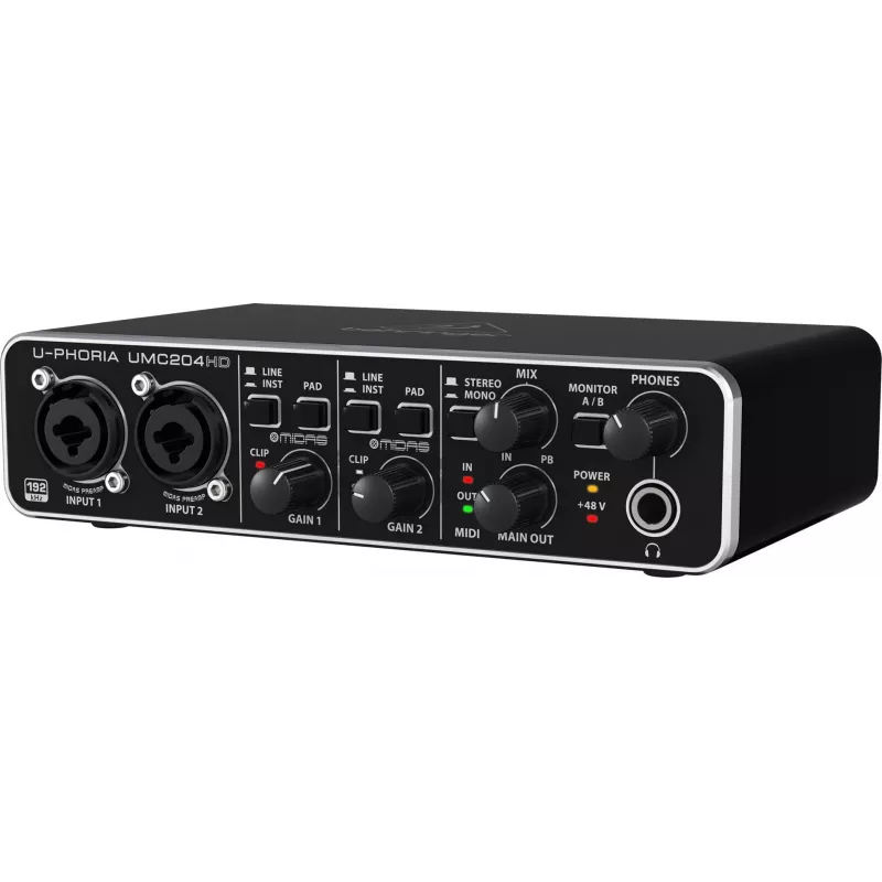 Papildoma muzikos įranga Behringer UMC204HD