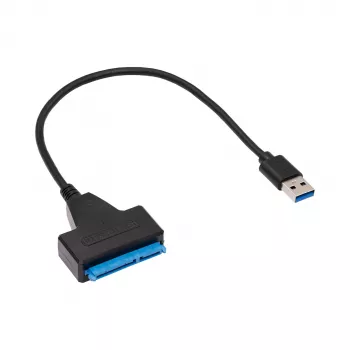 Akyga AK-CA-86 SATA – USB-A 3.0 adapterio kabelis 2,5 colio diskams, 0,3 m, juodas