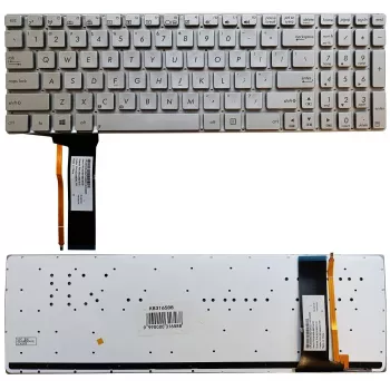 ASUS KB316588 klaviatūra su apšvietimu, skirta N56/N76/N750 serijoms