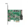 DeLOCK PCI Express x1 kortelė su 2 x USB 3.2 Gen 1 Type-A ir 1 x vidine 19 kontaktų jungtimi