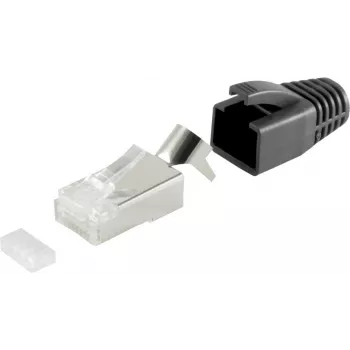 RJ-45 laido jungtis ShiverPeaks 72067-10S juoda balta