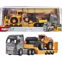 Volvo FH16 sunkvežimis + ratinis krautuvas, žaislinė transporto priemonė