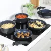 Puodų ir keptuvių rinkinys Russell Hobbs RH03321EU7 – 8 dalių, su keramine nelimpančia danga, tinka indaplovei