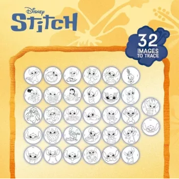 Stitch projektorius piešimo mokyklinis rinkinys