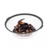 Maisto dangtelis JATA HACC4530 pilkai baltas apvalus 26 cm