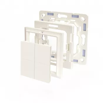 Shelly BLU Wall Switch 4 Adapter Gira & Merten – Priedas