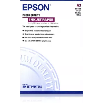 Epson fotopopierius matinis A3 102g/m² 100 lapų C13S041068