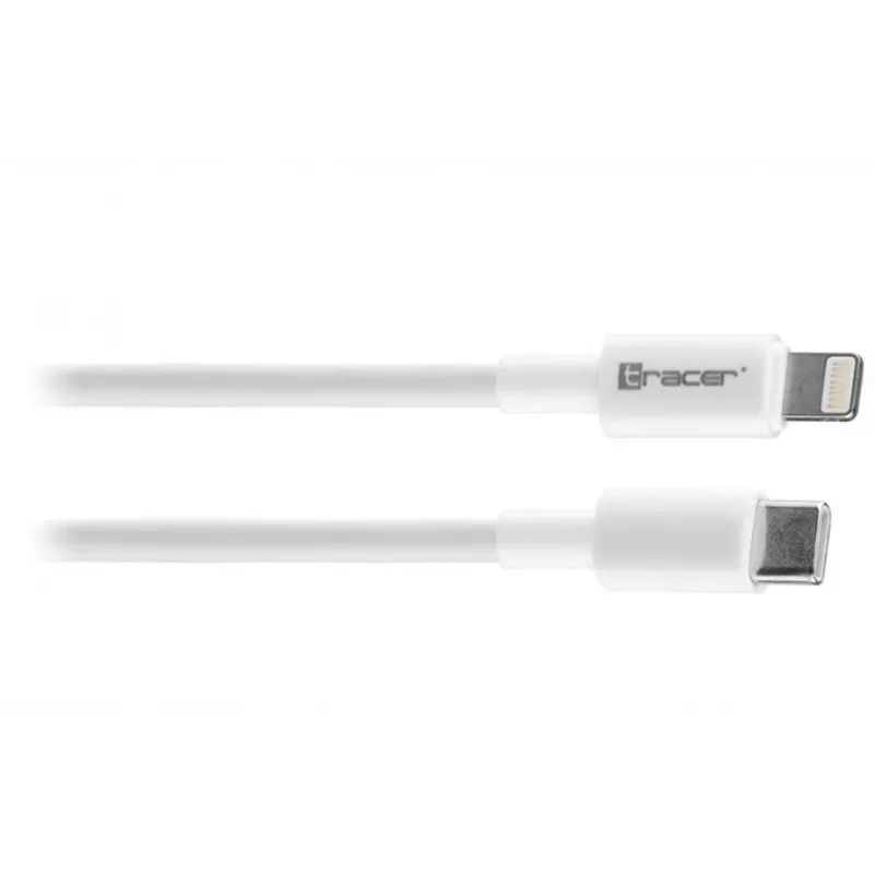 USB Type-C į Lightning laidas TRACER 47169, 1 m, kištukas-kištukas